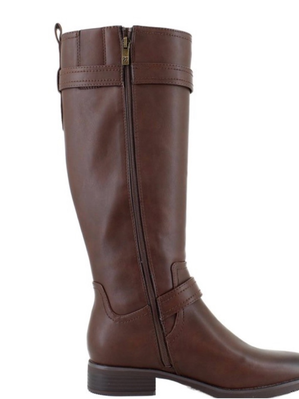 Naturalizer Tiernan Women's Brown faux leather Tall Buckle Riding Boots 9.5 NEW - Picture 6 of 12